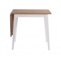 RO Filip Extending Dining Table Square White/Oak